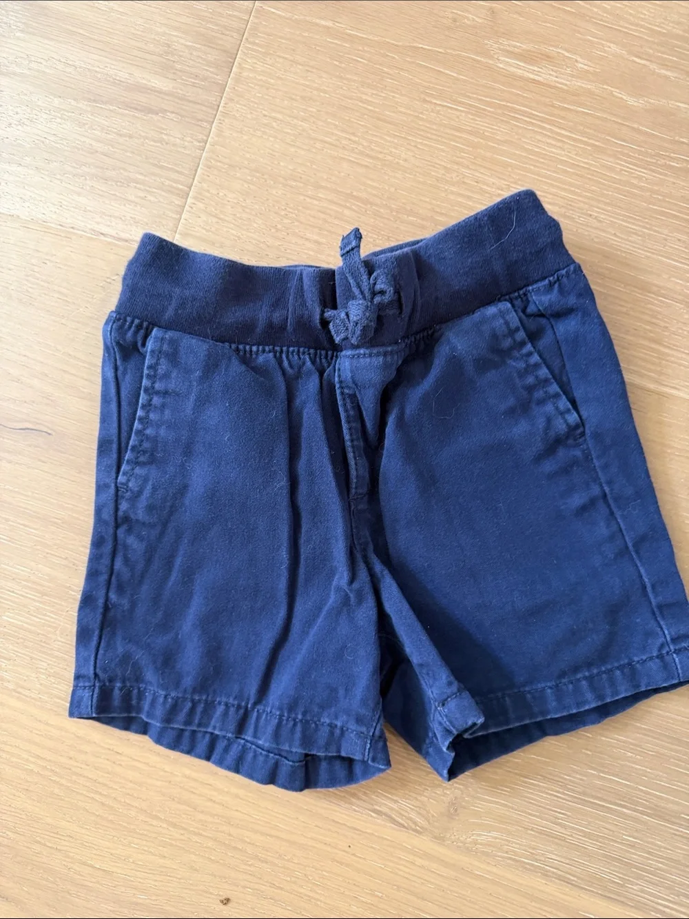 Kids Navy Pull-On Shorts